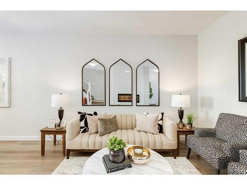 1177 Iron Landing Avenue, Crossfield, AB - Indoor Photo Showing Living Room