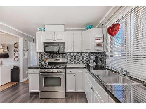 8308 46 Avenue Nw, Calgary, AB - Indoor Photo Showing Kitchen With Double Sink