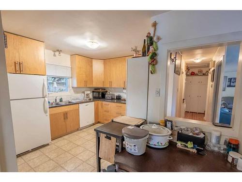 121 Holmwood Avenue Nw, Calgary, AB - Indoor Photo Showing Kitchen With Double Sink