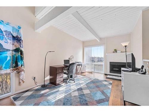 4970 Rundlewood Drive Ne, Calgary, AB - Indoor With Fireplace