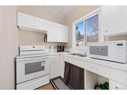 4970 Rundlewood Drive Ne, Calgary, AB - Indoor Photo Showing Kitchen With Double Sink