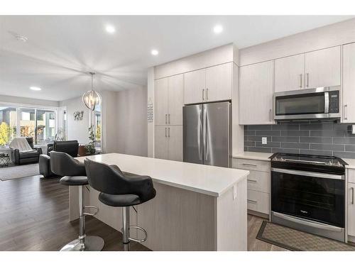 53 Homestead Boulevard Ne, Calgary, AB - Indoor Photo Showing Kitchen With Stainless Steel Kitchen With Upgraded Kitchen