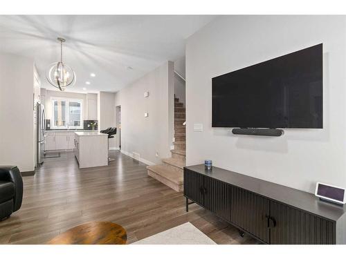 53 Homestead Boulevard Ne, Calgary, AB - Indoor Photo Showing Living Room