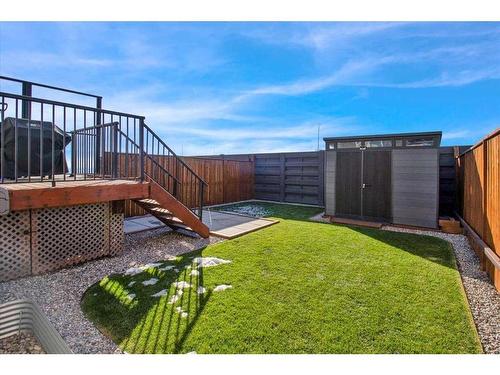 884 Seton Circle Se, Calgary, AB - Outdoor With Deck Patio Veranda