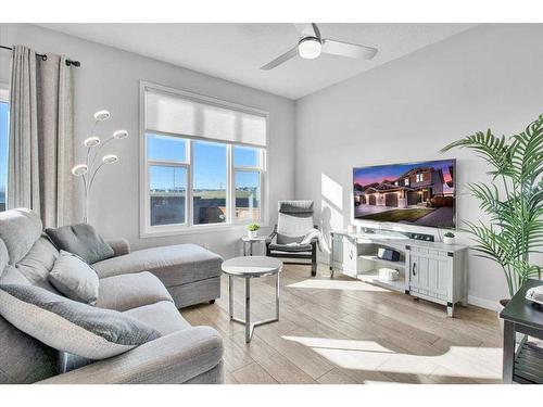 884 Seton Circle Se, Calgary, AB - Indoor Photo Showing Living Room