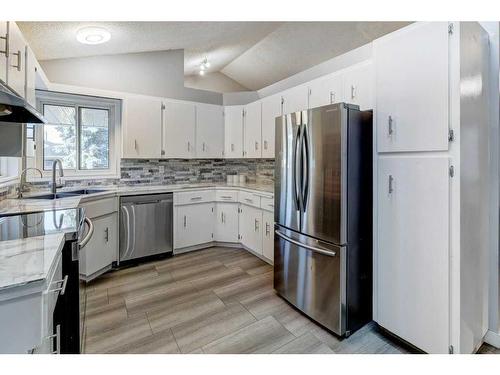 6560 Martingrove Drive Ne, Calgary, AB - Indoor Photo Showing Kitchen With Upgraded Kitchen