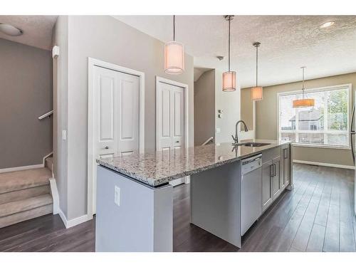 688 Copperpond Boulevard Se, Calgary, AB - Indoor Photo Showing Kitchen With Upgraded Kitchen