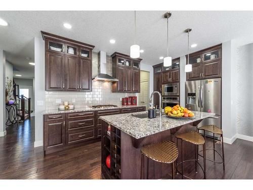 13 Savanna Green Ne, Calgary, AB - Indoor Photo Showing Kitchen With Upgraded Kitchen