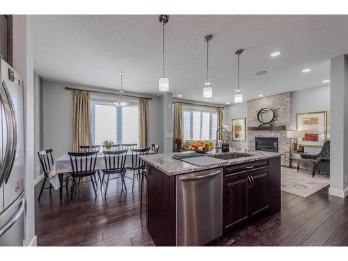 13 Savanna Green Ne, Calgary, AB - Indoor Photo Showing Kitchen With Upgraded Kitchen