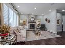 13 Savanna Green Ne, Calgary, AB  - Indoor Photo Showing Living Room With Fireplace 