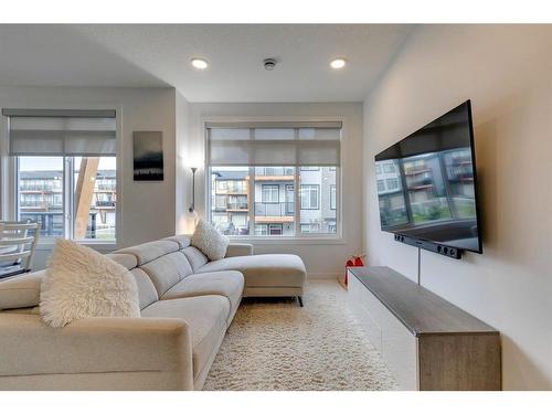 400 Seton Passage Se, Calgary, AB - Indoor Photo Showing Living Room