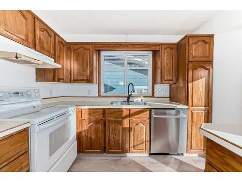 1010 13 Street Se, High River, AB - Indoor Photo Showing Kitchen With Double Sink