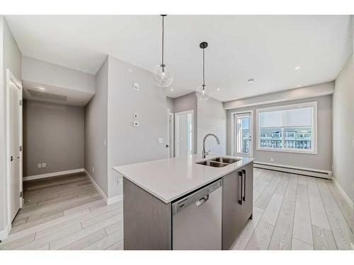 2518-395 Skyview Parkway, Calgary, AB - Indoor Photo Showing Kitchen With Double Sink With Upgraded Kitchen