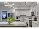 3208-3727 Sage Hill Drive Nw, Calgary, AB  - Indoor Photo Showing Kitchen With Double Sink With Upgraded Kitchen 