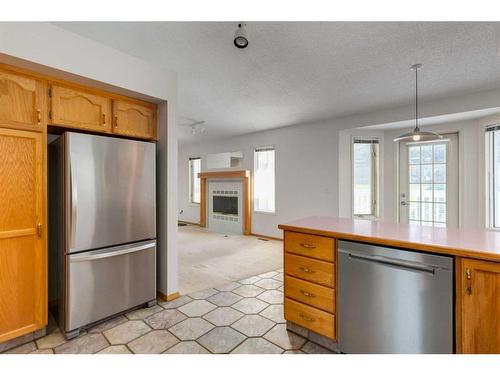 220 Hawksbrow Drive, Calgary, AB - Indoor Photo Showing Kitchen With Stainless Steel Kitchen