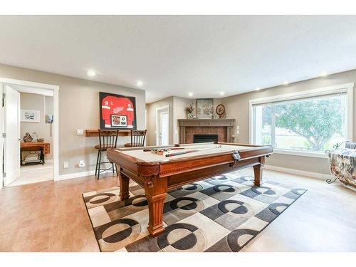 176 Cove Crescent, Chestermere, AB - Indoor With Fireplace