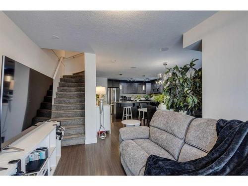 308 Redstone View Ne, Calgary, AB - Indoor Photo Showing Living Room