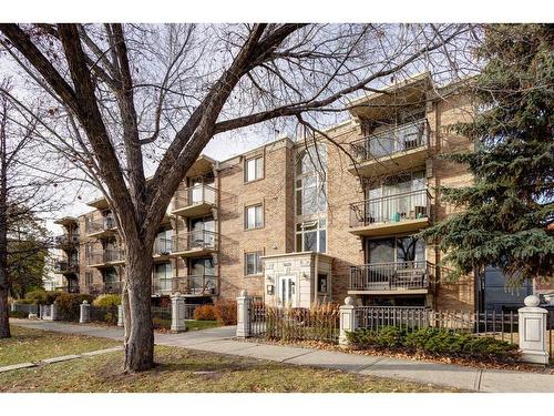 303-1420 Memorial Drive Nw, Calgary, AB - Outdoor With Balcony With Facade