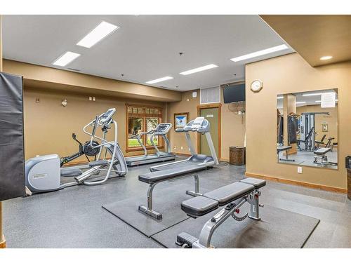 202-150 Crossbow Place, Canmore, AB - Indoor Photo Showing Gym Room