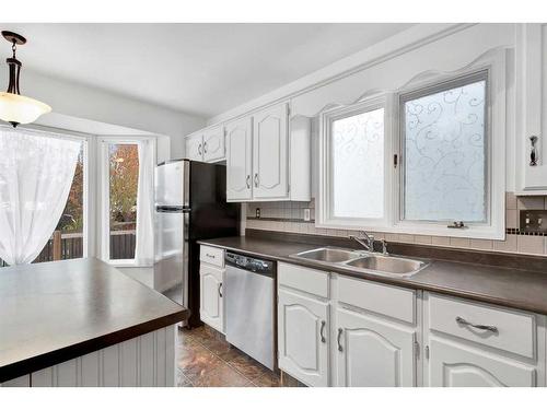 120 Big Springs Hill Se, Airdrie, AB - Indoor Photo Showing Kitchen With Double Sink