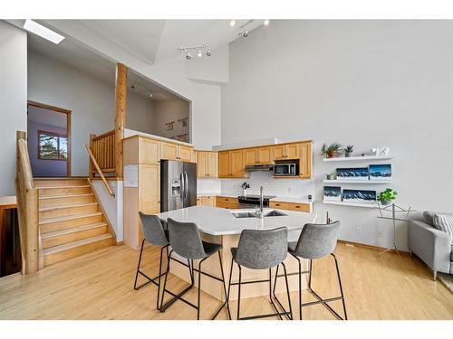 173 Wapiti Close, Canmore, AB - Indoor Photo Showing Kitchen With Double Sink