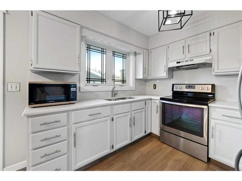 360 Templeside Circle Ne, Calgary, AB - Indoor Photo Showing Kitchen With Double Sink