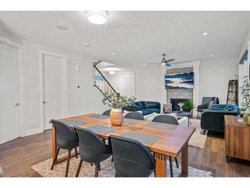 219 Kinniburgh Place, Chestermere, AB - Indoor Photo Showing Dining Room