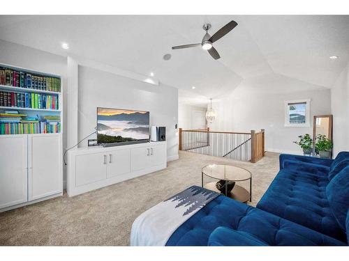 219 Kinniburgh Place, Chestermere, AB - Indoor Photo Showing Living Room