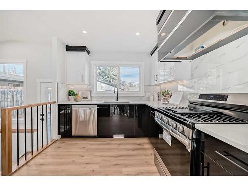 38 Armstrong Crescent Se, Calgary, AB - Indoor Photo Showing Kitchen With Upgraded Kitchen