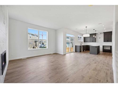 235 Dawson Harbour Court, Chestermere, AB - Indoor Photo Showing Living Room