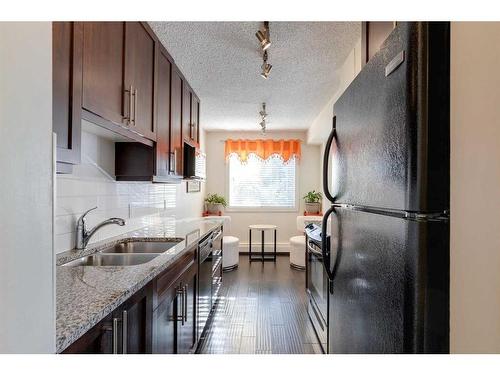 204-4455C Greenview Drive Ne, Calgary, AB - Indoor Photo Showing Kitchen With Double Sink