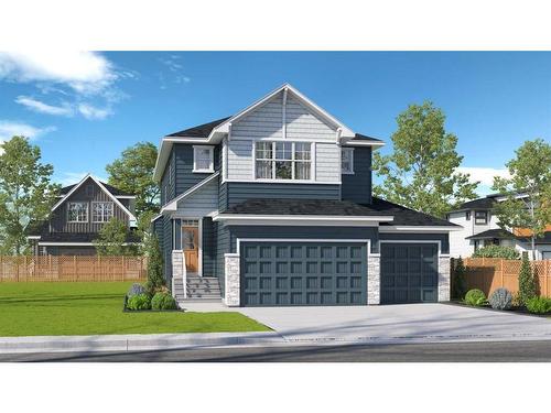 196 Dawson Circle, Chestermere, AB - Outdoor With Facade