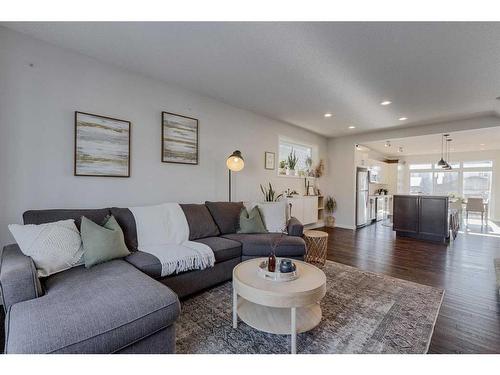 79 Cranford Park Se, Calgary, AB - Indoor Photo Showing Living Room