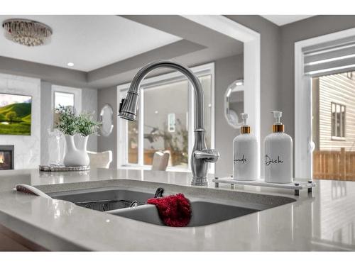 137 Cityside Road Ne, Calgary, AB - Indoor Photo Showing Kitchen With Double Sink