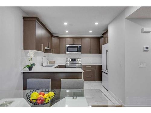 79-3745 Fonda Way Se, Calgary, AB - Indoor Photo Showing Kitchen With Upgraded Kitchen