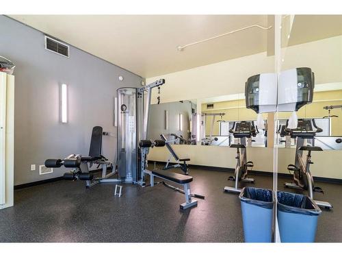 2611-221 6 Avenue Se, Calgary, AB - Indoor Photo Showing Gym Room