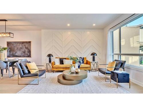 367 Sage Hill Rise Nw, Calgary, AB - Indoor Photo Showing Living Room