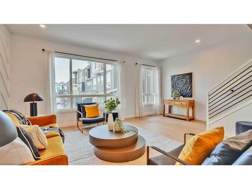 367 Sage Hill Rise Nw, Calgary, AB - Indoor Photo Showing Living Room