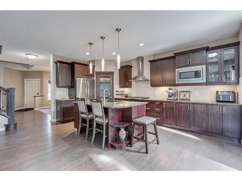 106 Autumn Gardens Se, Calgary, AB - Indoor Photo Showing Kitchen With Upgraded Kitchen