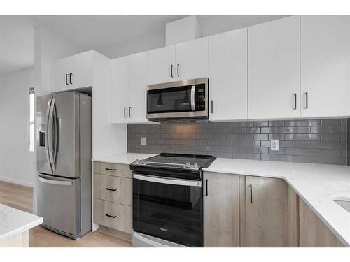 118-137 Red Embers Link Ne, Calgary, AB - Indoor Photo Showing Kitchen With Upgraded Kitchen