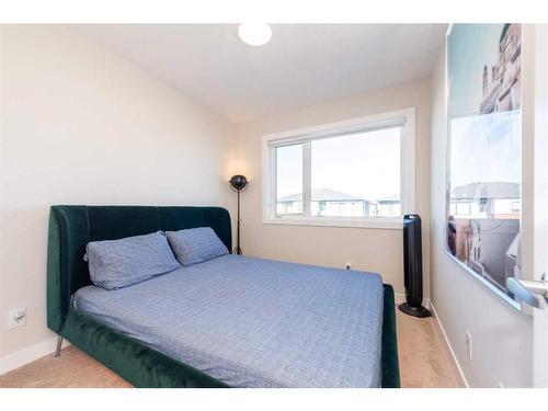 77 Homestead Boulevard Ne, Calgary, AB - Indoor Photo Showing Bedroom