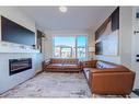 77 Homestead Boulevard Ne, Calgary, AB  - Indoor Photo Showing Living Room With Fireplace 