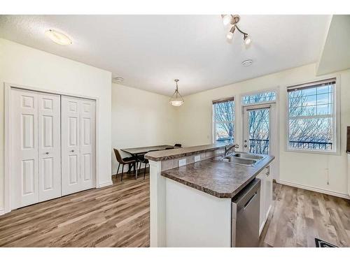 15-43 Springborough Boulevard Sw, Calgary, AB - Indoor Photo Showing Kitchen With Double Sink