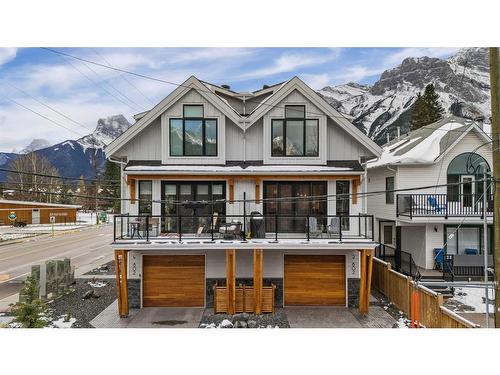 2-802 5 Th Street, Canmore, AB - Outdoor With Balcony With Facade