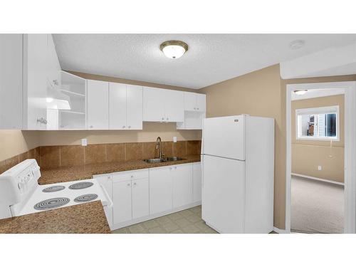 40 Saddlefield Road Ne, Calgary, AB - Indoor Photo Showing Kitchen With Double Sink