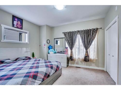 136 Redstone View Ne, Calgary, AB - Indoor Photo Showing Bedroom