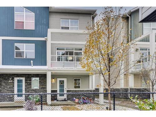 136 Redstone View Ne, Calgary, AB - Outdoor With Balcony With Facade