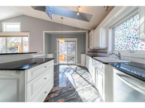 2922 Douglasdale Boulevard Se, Calgary, AB - Indoor Photo Showing Kitchen With Double Sink