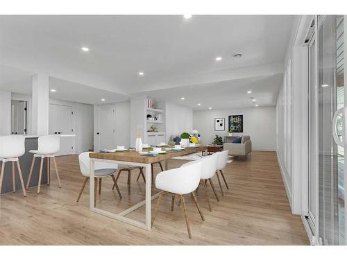 340 West Chestermere Drive, Chestermere, AB - Indoor Photo Showing Dining Room