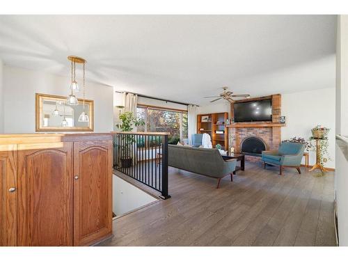 40 Thornaby Crescent Nw, Calgary, AB - Indoor With Fireplace